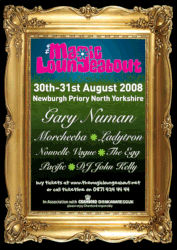 Gary Numan 2008 Newburgh Festival Poster